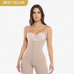 Firm control bodysuit with butt-lift